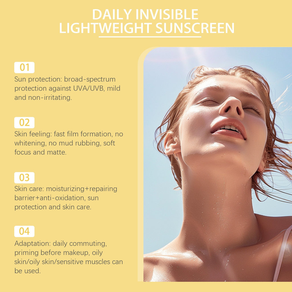 Protector solar e hidratante para la piel SPF40 50 ml de uso diario.