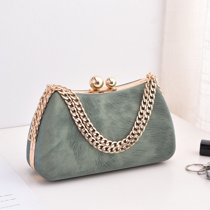 Elegante bolso de mano minimalista de dama