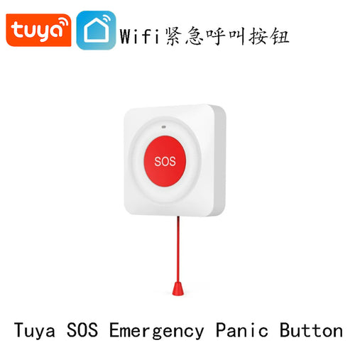 Alarma SOS inteligente WiFi, llamada con un solo botón, aplicación, botón de emergencia remoto para tu hogar.