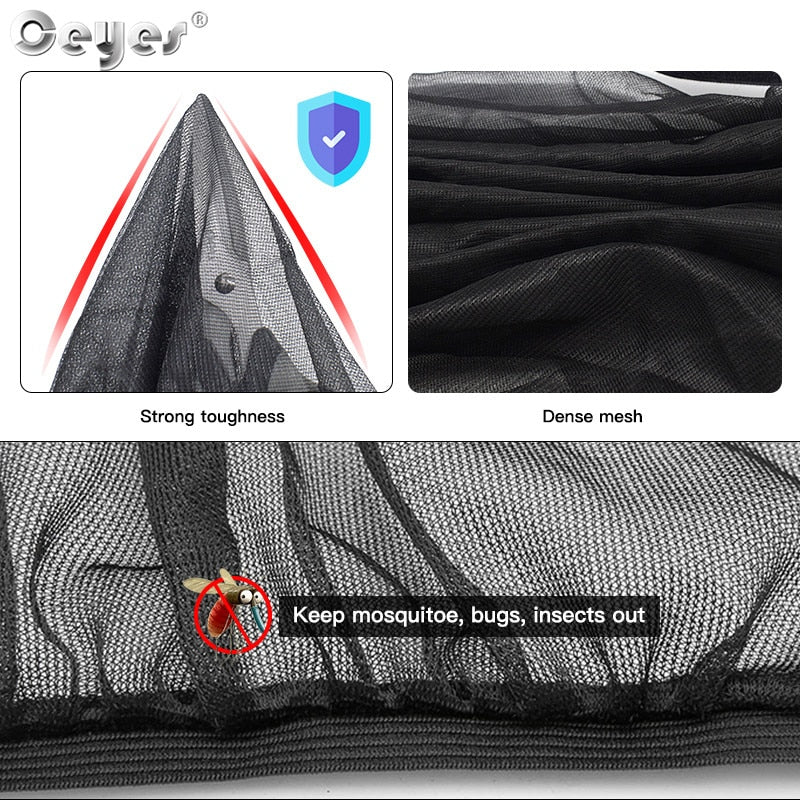 2 piezas Accesorios  para automóviles Parasol para automóviles Cortina de protección UV para ventanas laterales de malla para ventanas Películas de protección