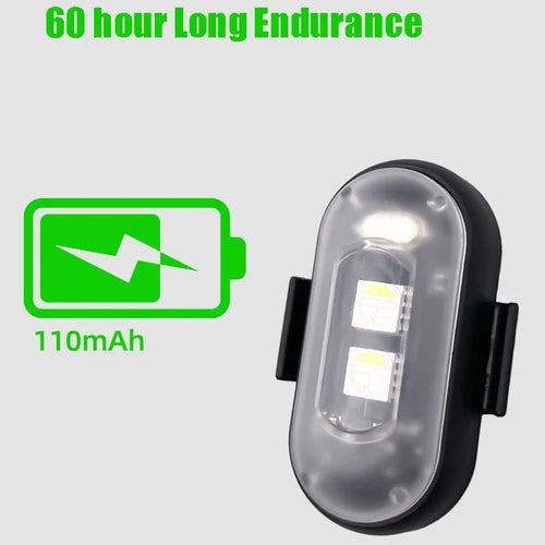 Luz de aviso de control remoto inalámbrico, luz de advertencia intermitente de colores universal para coche y motocicleta, luz de piloto de dron, recargable