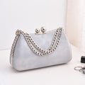 Elegante bolso de mano minimalista de dama