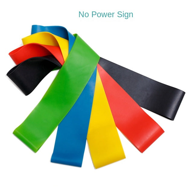 Bandas de resistencia de TPE de cinco piezas para sentadillas, levantamiento de glúteos, entrenamiento de piernas y brazos, modelado corporal y yoga. Bandas elásticas en bucle.