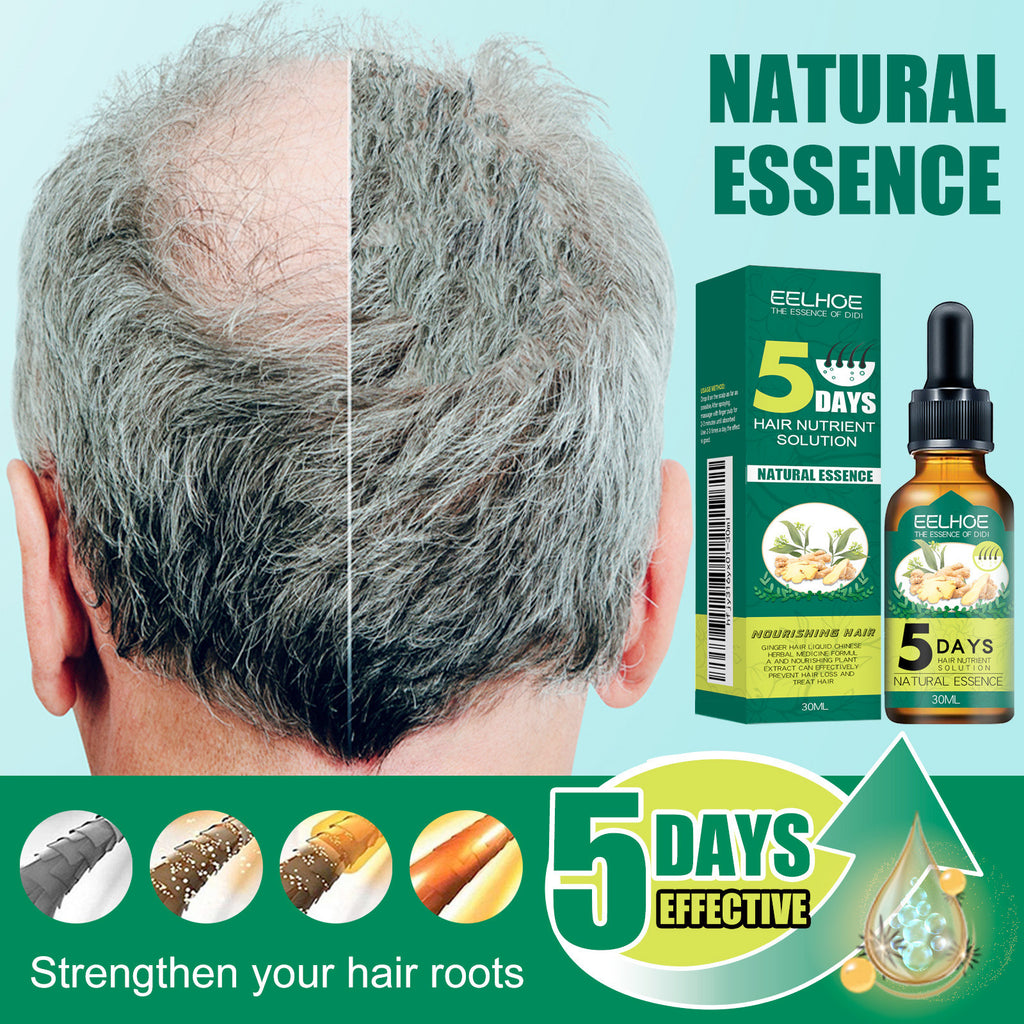 Aceite capilar de jengibre EELHOE, hidratante, suavizante, reparador, para cabello encrespado y dañado. Aceite esencial.
