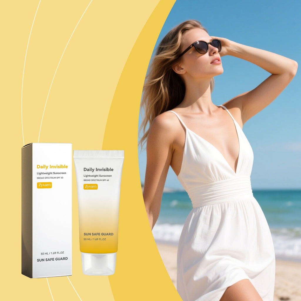 Protector solar e hidratante para la piel SPF40 50 ml de uso diario.